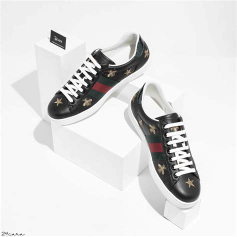 gucci ace bee and star|Gucci ace bee platform sneakers.